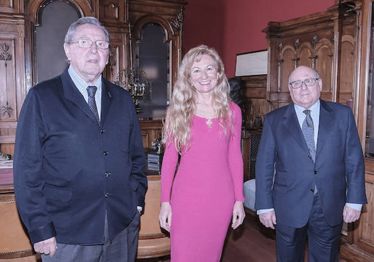 Fernando Faces, María Luisa García y Francisco Moreno Muruve