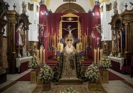 El Cristo de la Conversión y la Virgen de Montserrat