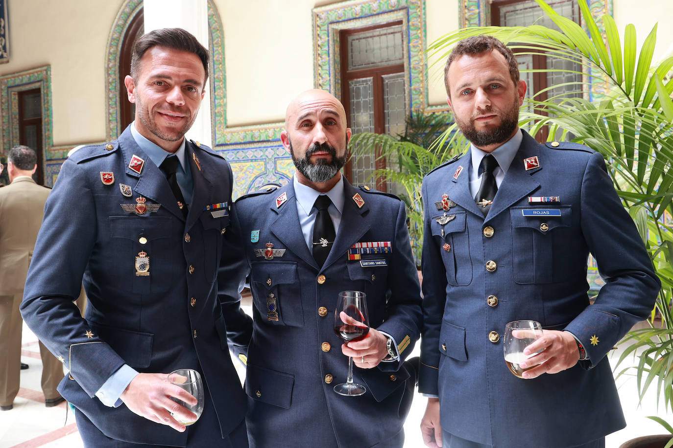 Diego Lázaro Prados, Manuel Francisco Santano Santos y Fernando Rojas Sevillano