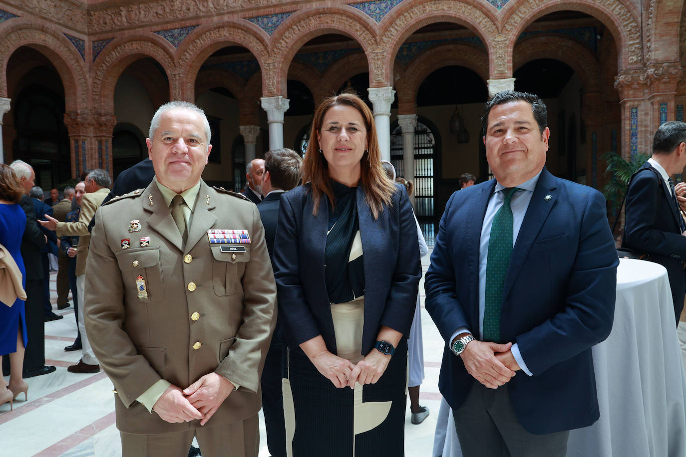 General Jaime Mena Redondo, Sonia Gaya y David Ortega Romero