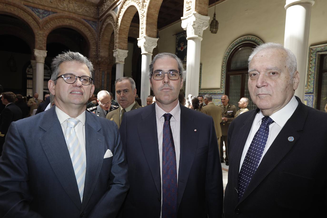 José Luis de Alcázar, Miguel Solís y Juan Miguel González