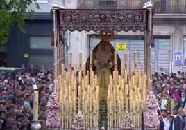 En vídeo: la Virgen del Valle llega con la luz del día a la plaza de la Campana