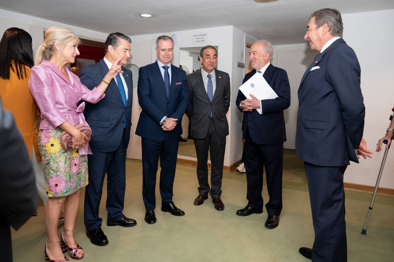 El pregonero estuvo arropado por numerosos amigos y aficionados a los toros