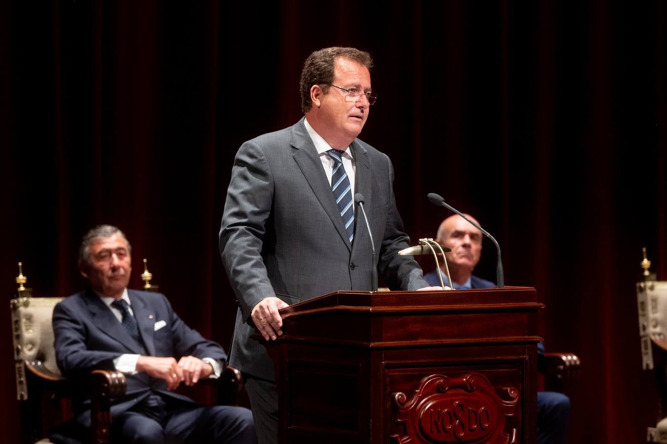 El pregonero estuvo arropado por numerosos amigos y aficionados a los toros