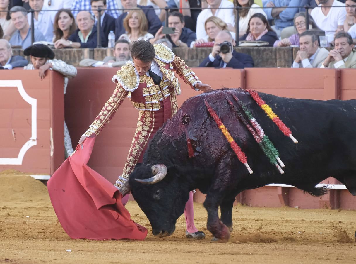 Lama de Góngora, en la corrida del dieciséis de abril de 2023 en la Plaza de Toros de Sevilla 