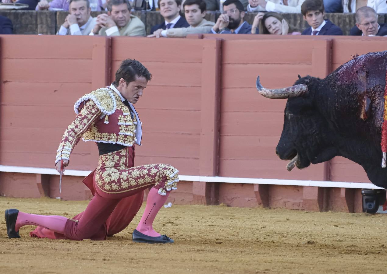 Lama de Góngora, en la corrida del dieciséis de abril de 2023 en la Plaza de Toros de Sevilla 