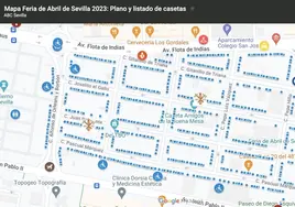 Plano de la Feria de Abril de Sevilla 2023: mapa de todas las calles y casetas