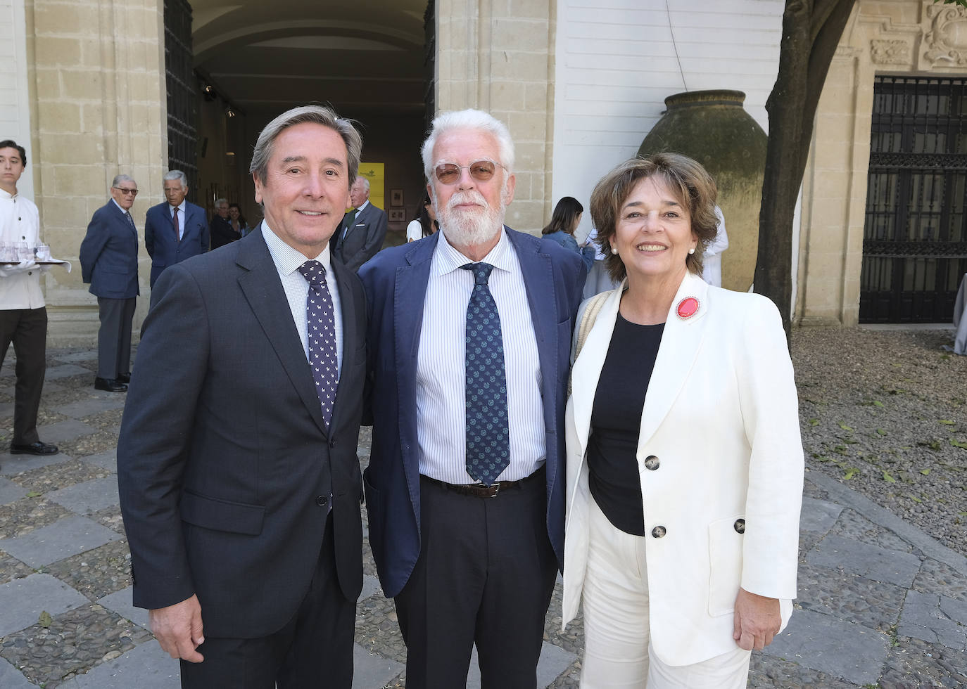 Antonio Mora, Ricardo Serra y Margarita Bustamante