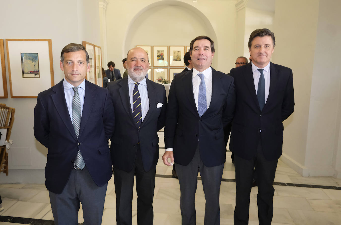 Álvaro Domínguez, Carlos Estévez, Ignacio Cuquerella y Félix García de Leyaristy