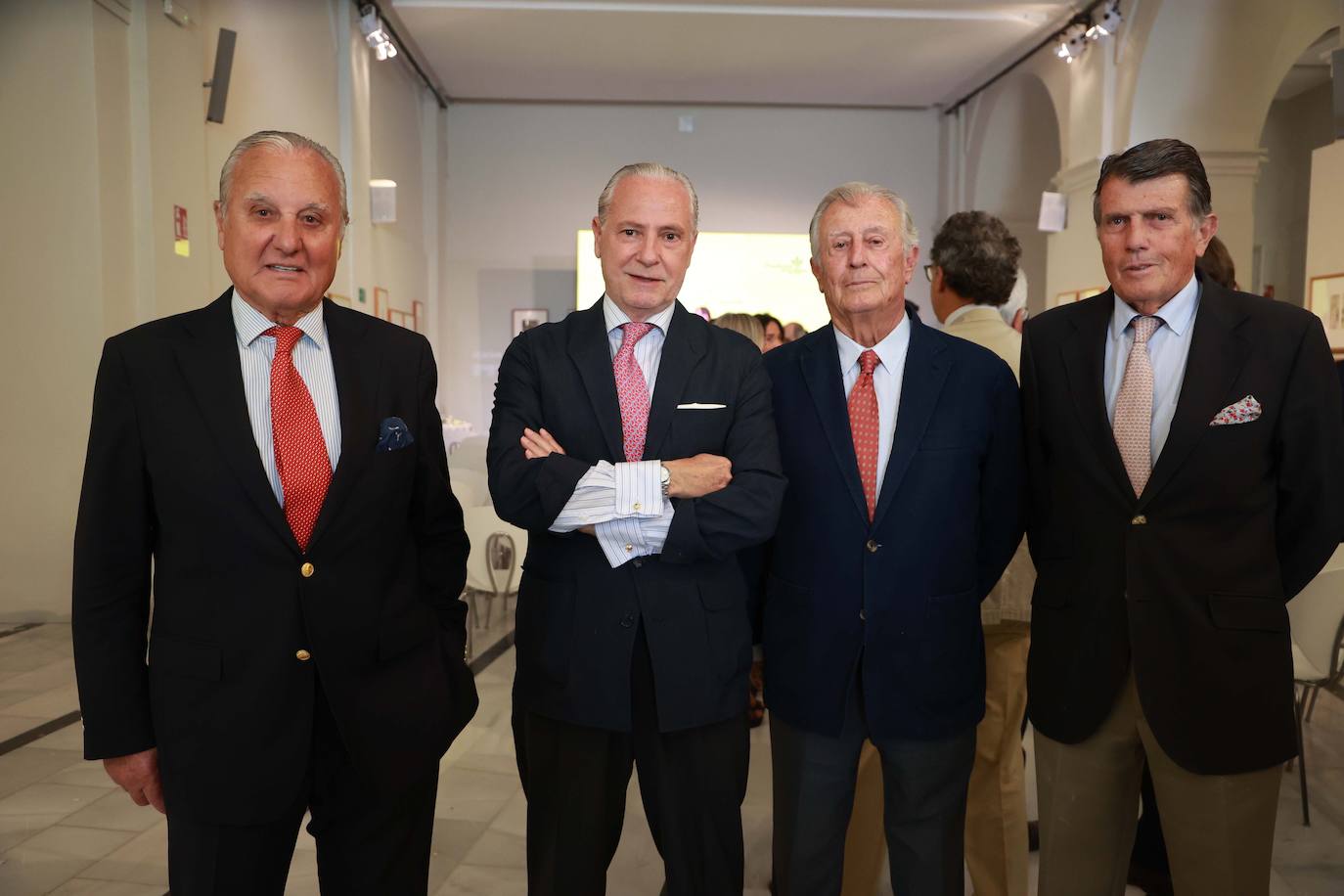 Carlos Núñez Troya, Leonardo Rodríguez de la Borbolla, Nicolás Álvarez Domínguez y Juan Álvarez Domínguez