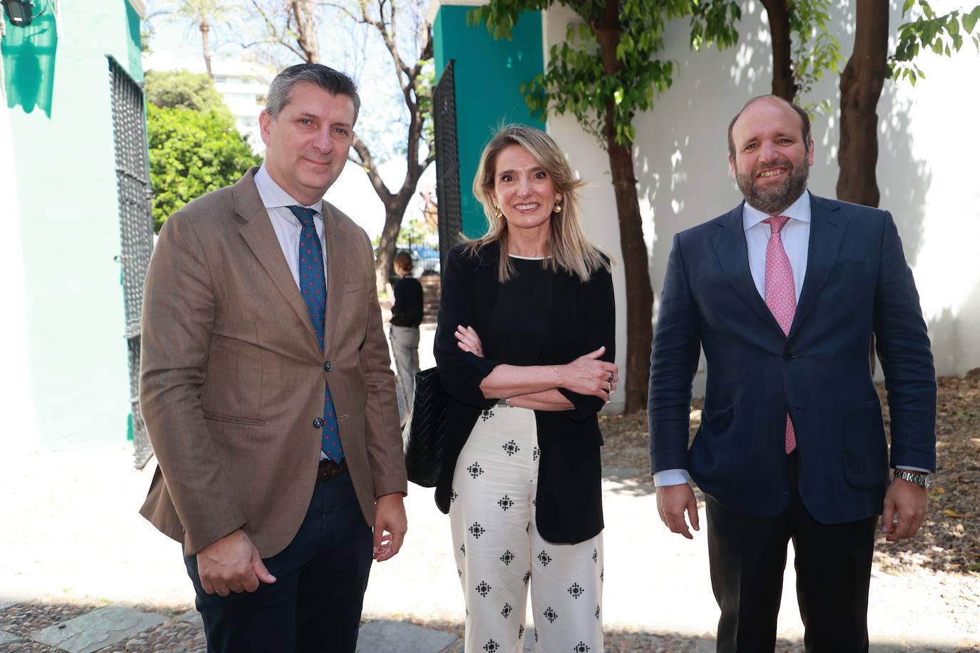 Francisco Acosta, Rosa Gallardo y Darío Candau