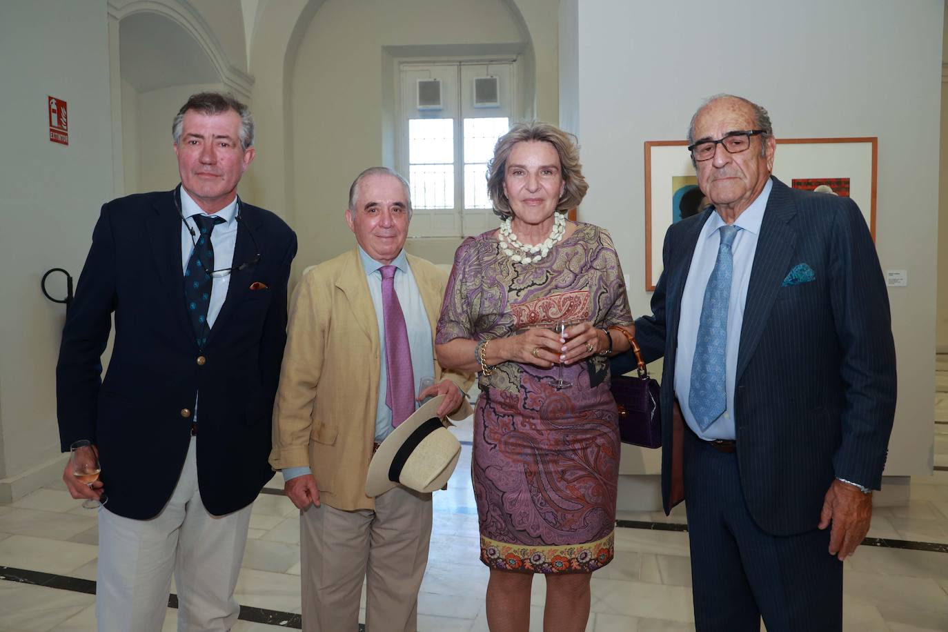 Antonio de León, Alonso Moreno de la Cova, Rocío de la Cámara y Antonio López de la Puerta