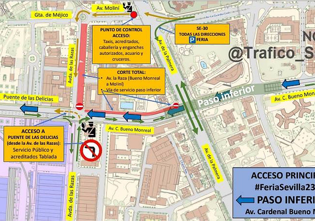 El plan de movilidad entra en vigor el sábado 22 de abril