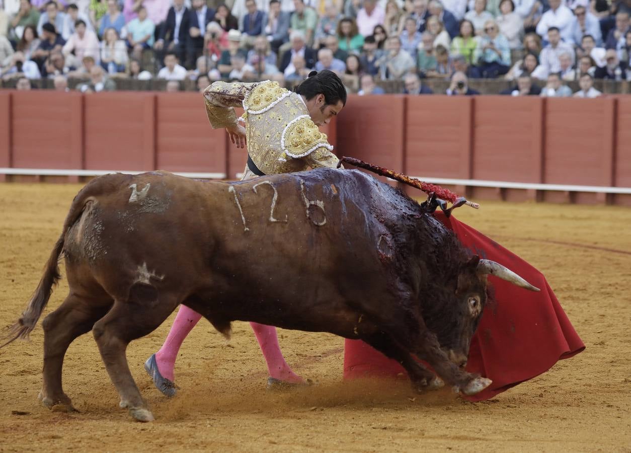 José Garrido, en un momento de su actuación este miércoles en la Maestranza