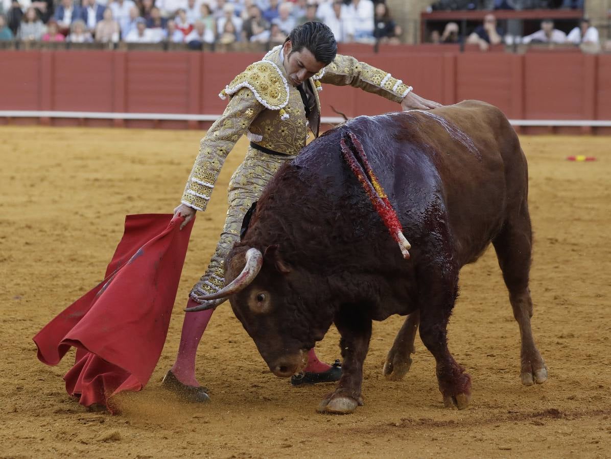 José Garrido, en un momento de su actuación este miércoles en la Maestranza