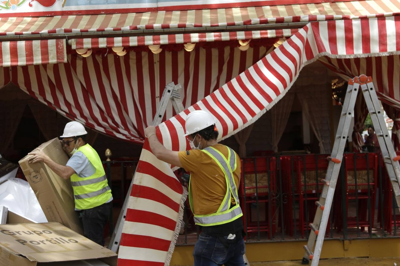 En el Real se dan los últimos retoques a las casetas
