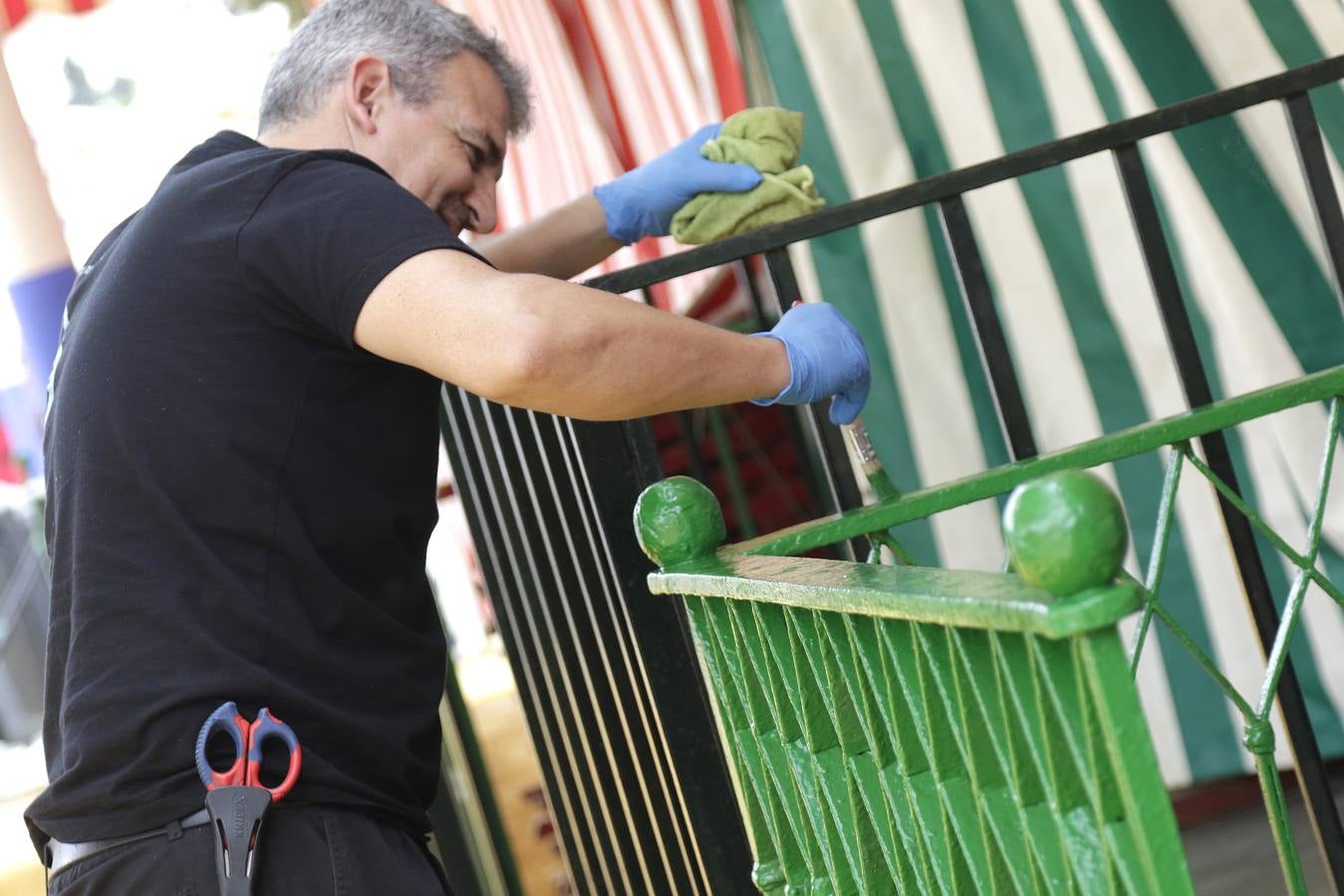 En el Real se dan los últimos retoques a las casetas
