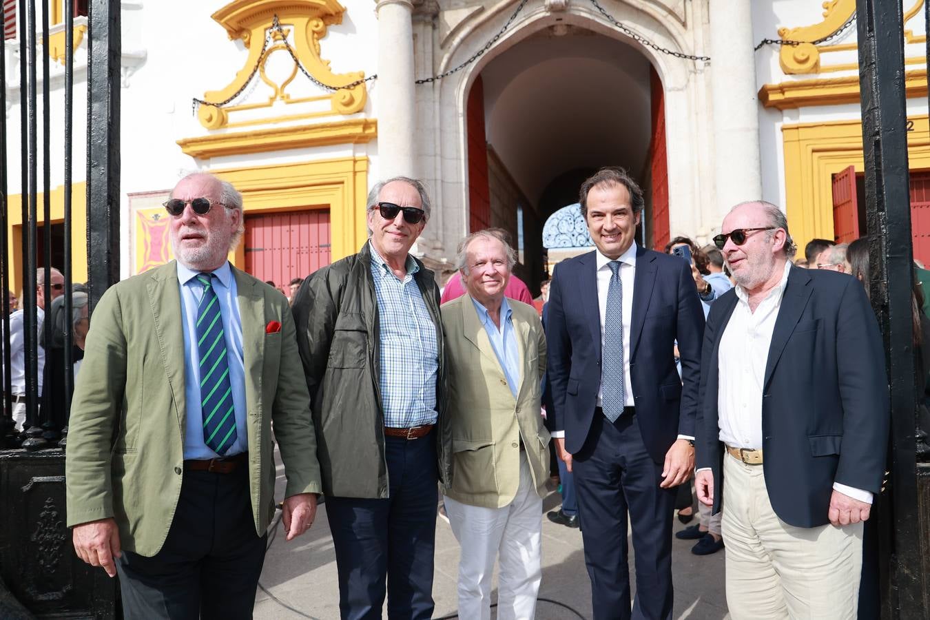Manuel García Riestra, José Antonio López, Vicente y Carlos García Riestra, José Luque Teruel