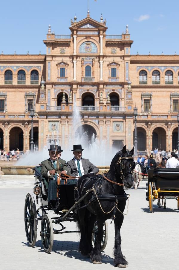 Entrega de trofeos del Campeonato Internacional de Enganches de Tradición en Sevilla