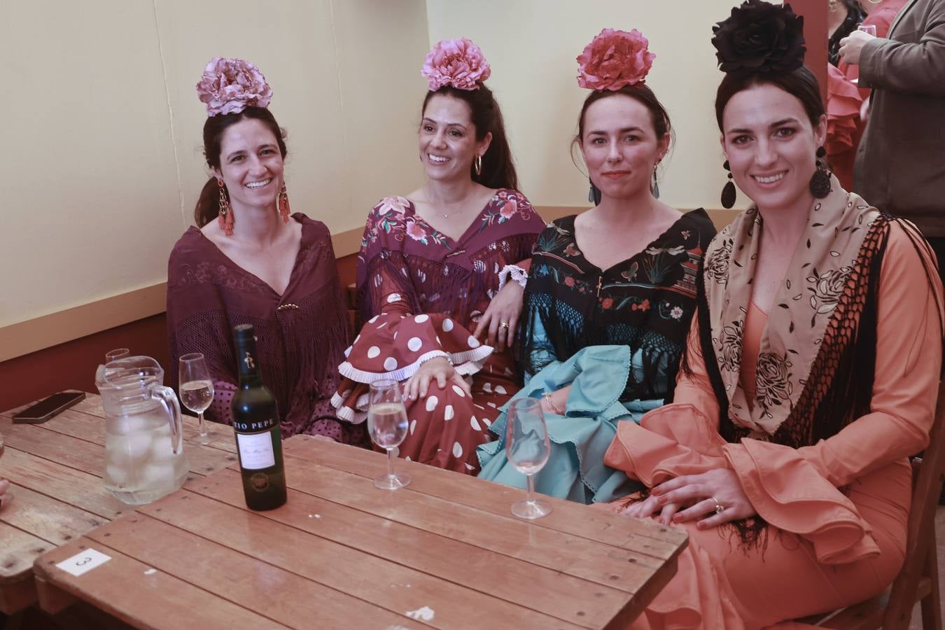 Irene Mora-Figueroa, Miriam Rodríguez-Vizcaíno, María Gonzalo y Espe Núñez