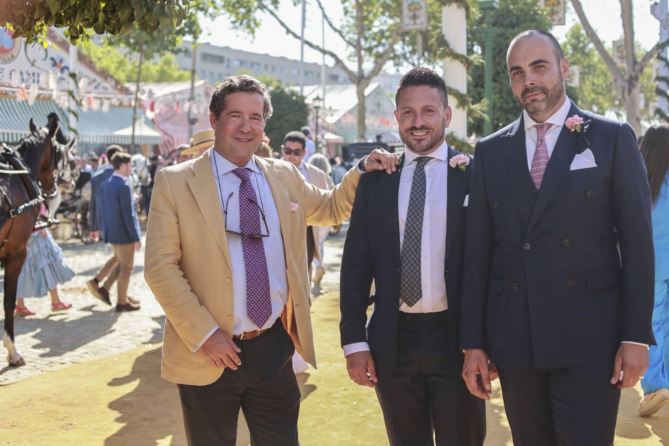Gonzalo Fernández de Heredia, Ricky Alba y Dodi Requena