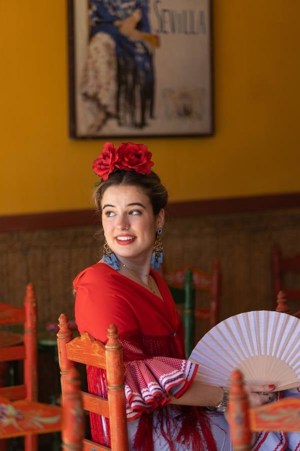 Calor y multitudes este lunes en el real de la Feria