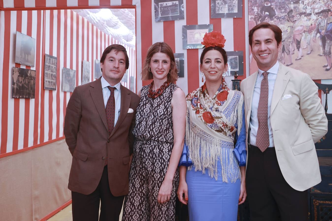 Diego Benjumea, Mercedes Bermúdez, Marí­a Luisa Bermejo y Eduardo Benjumea