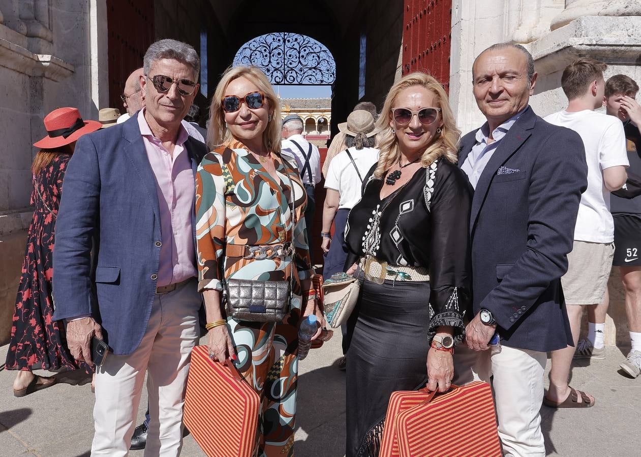 Antonio Camino, Consuelo Rodríguez, Inmaculada Pacheco y Jesús Corro