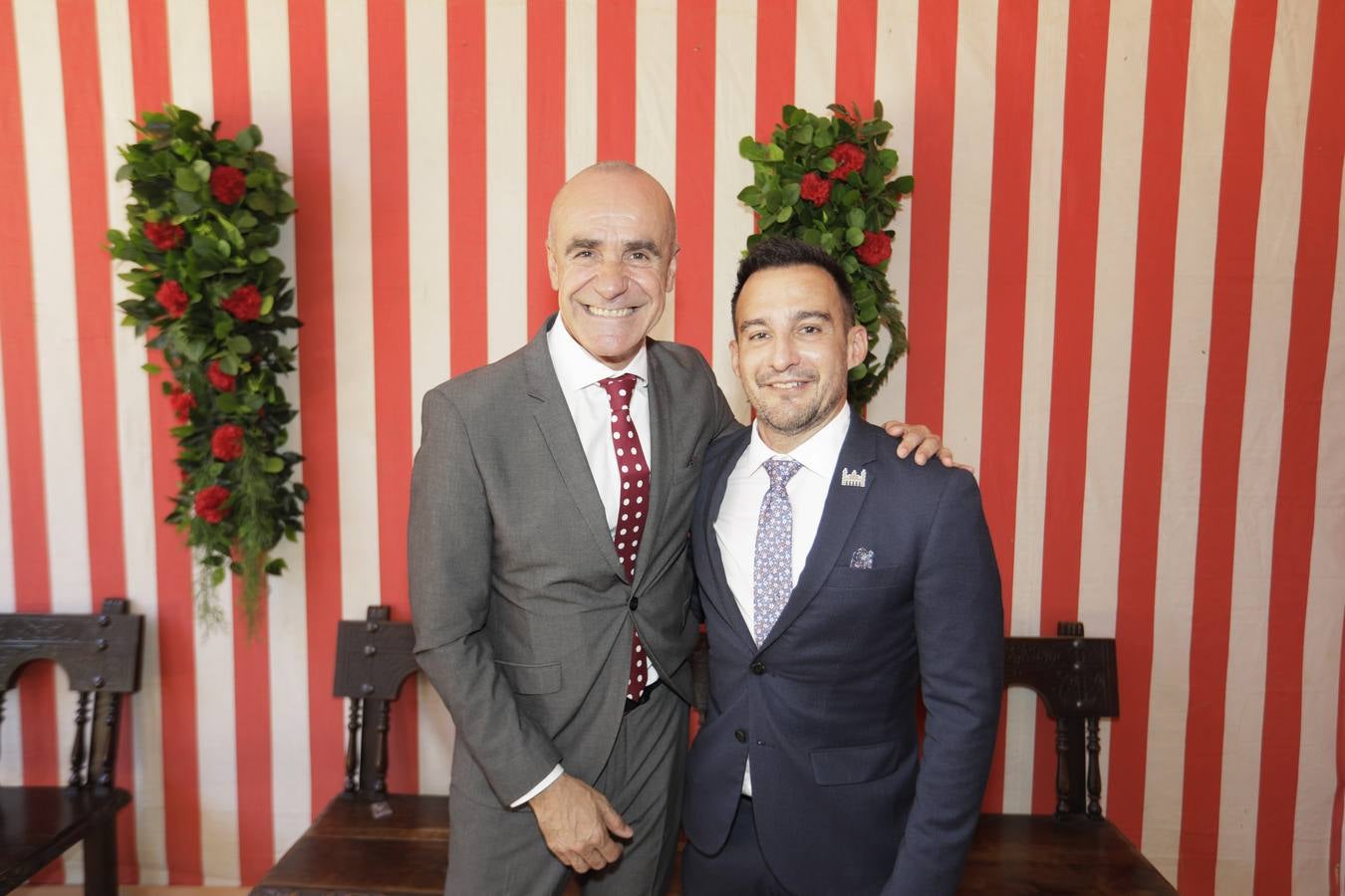 Recepción del Ayuntamiento en la caseta municipal