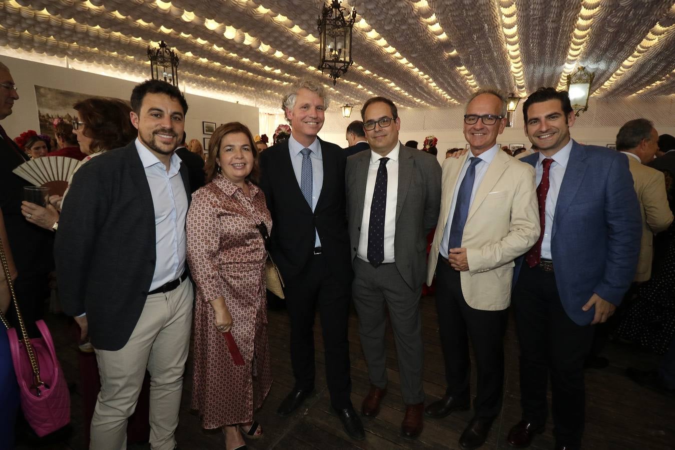 La recepción en la caseta de la Autoridad Portuaria estuvo muy animada