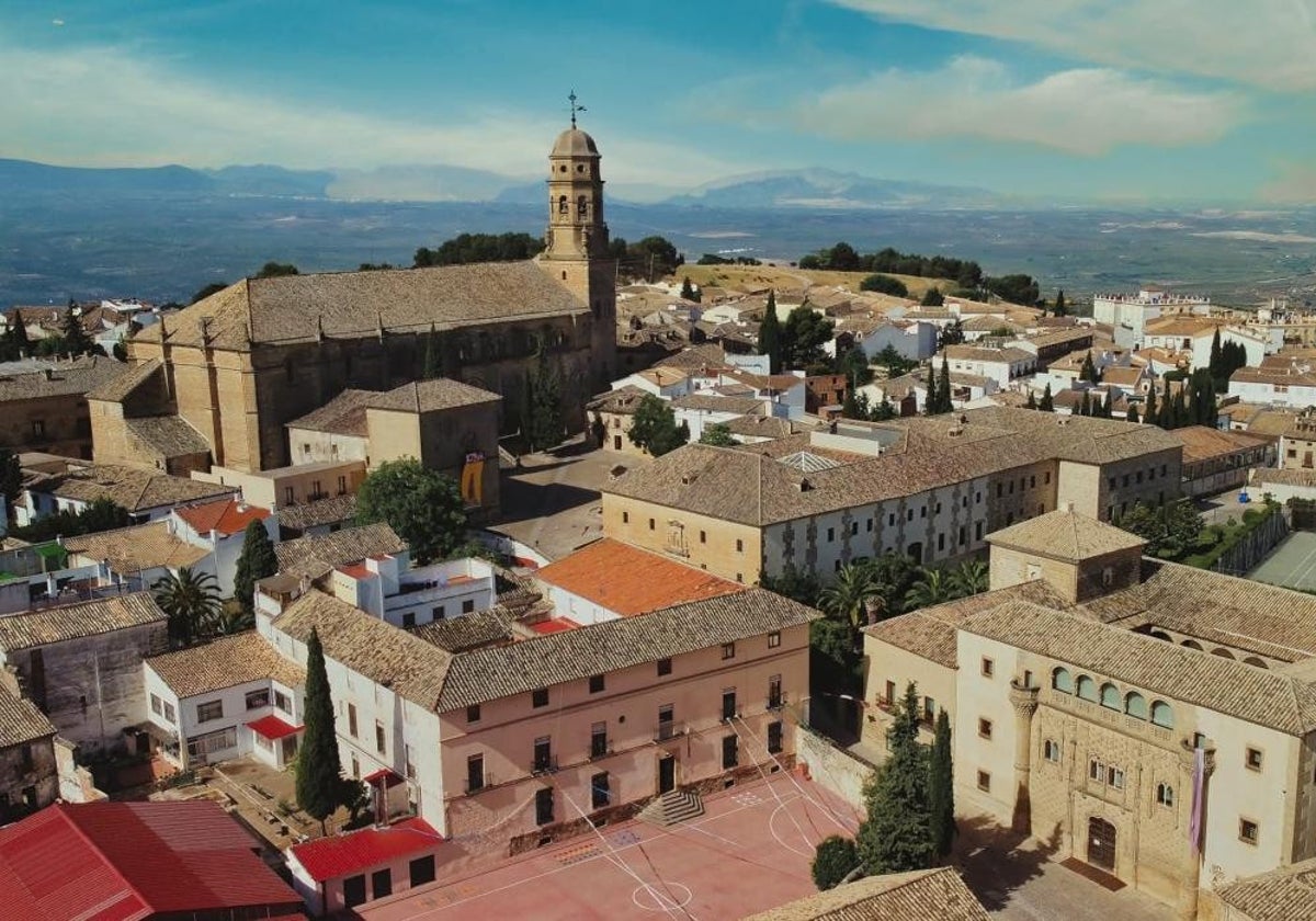 Vista aérea de Baeza