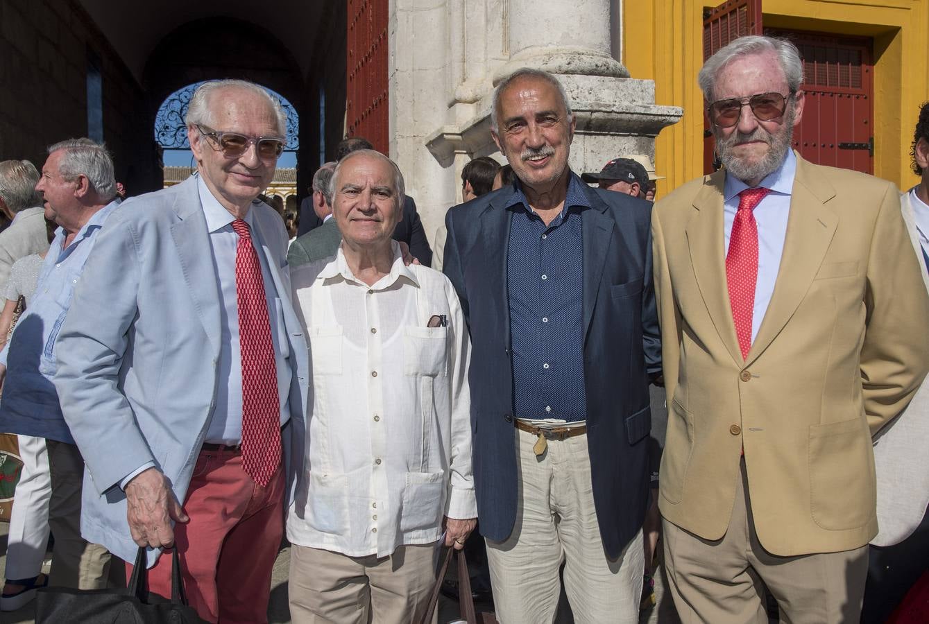 Andrés Amorós. Eugenio Gil, Santiago Sánchez Traver y Rafael Moreno