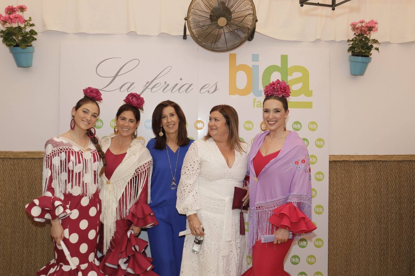 Recepción en la caseta de Bidafarma