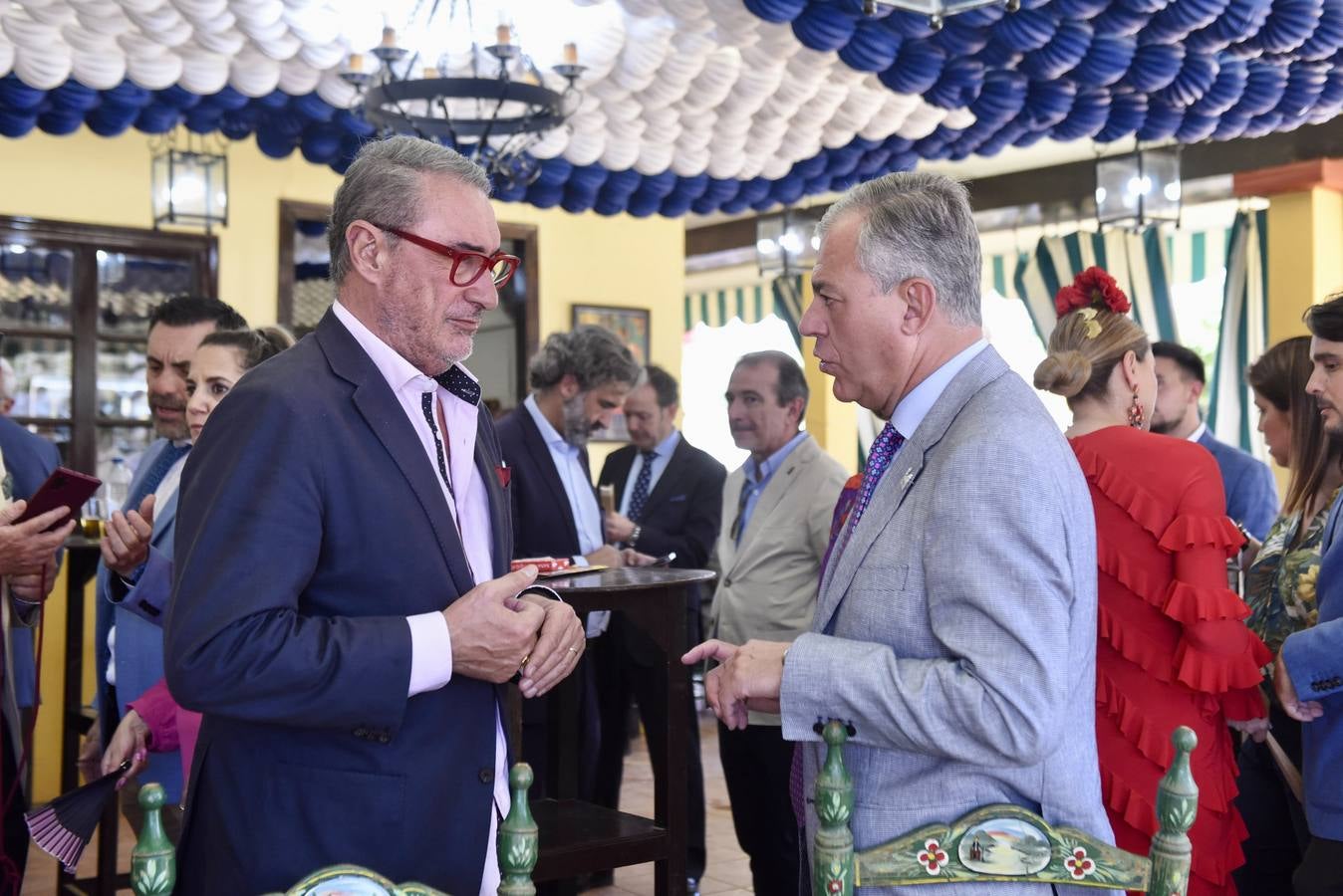 Recepción en la caseta de la COPE