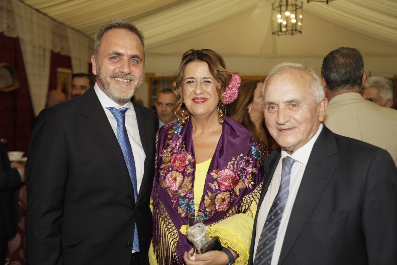 Recepción en la caseta 'Er Tronquito'