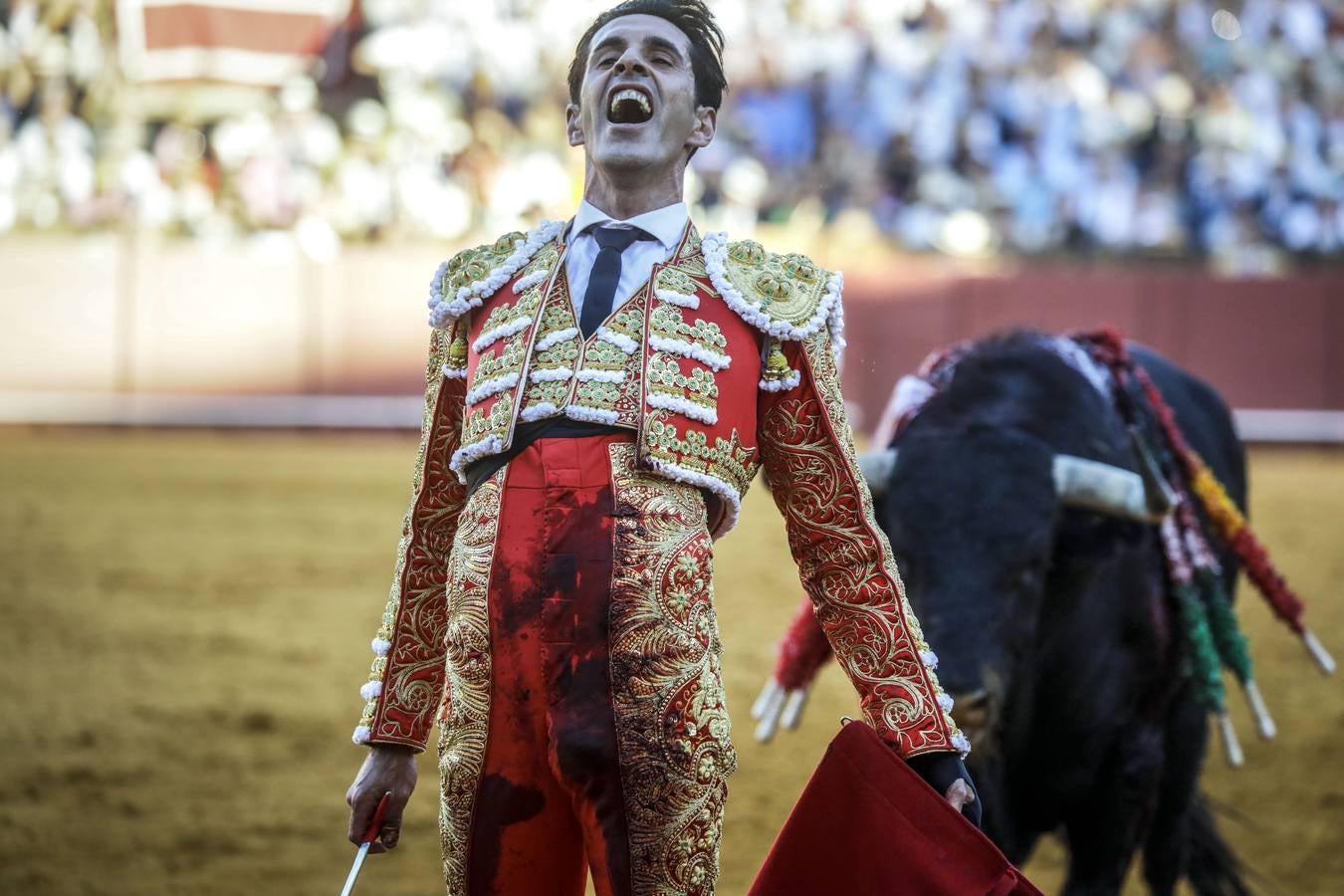 Faena de Alejandro Talavante, este martes en la Maestranza