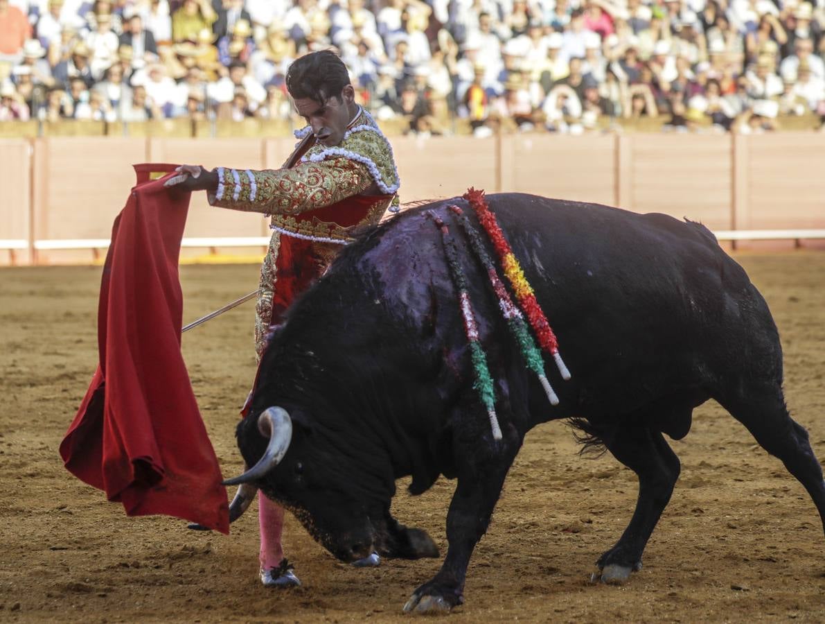 Faena de Alejandro Talavante, este martes en la Maestranza