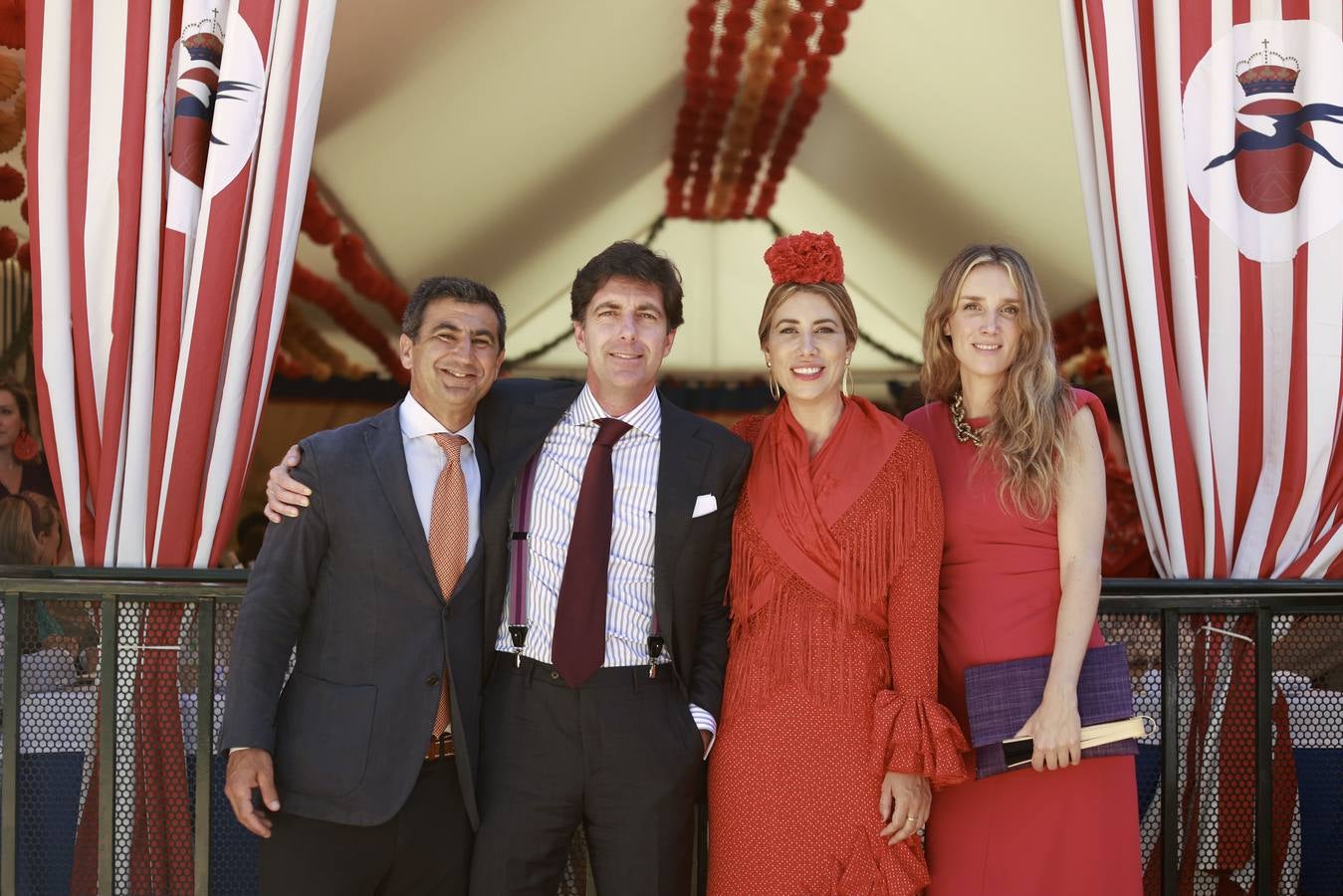 Pedro Valero, Marqués de Torrenueva, Raquel Ibáñez y Carla Represa