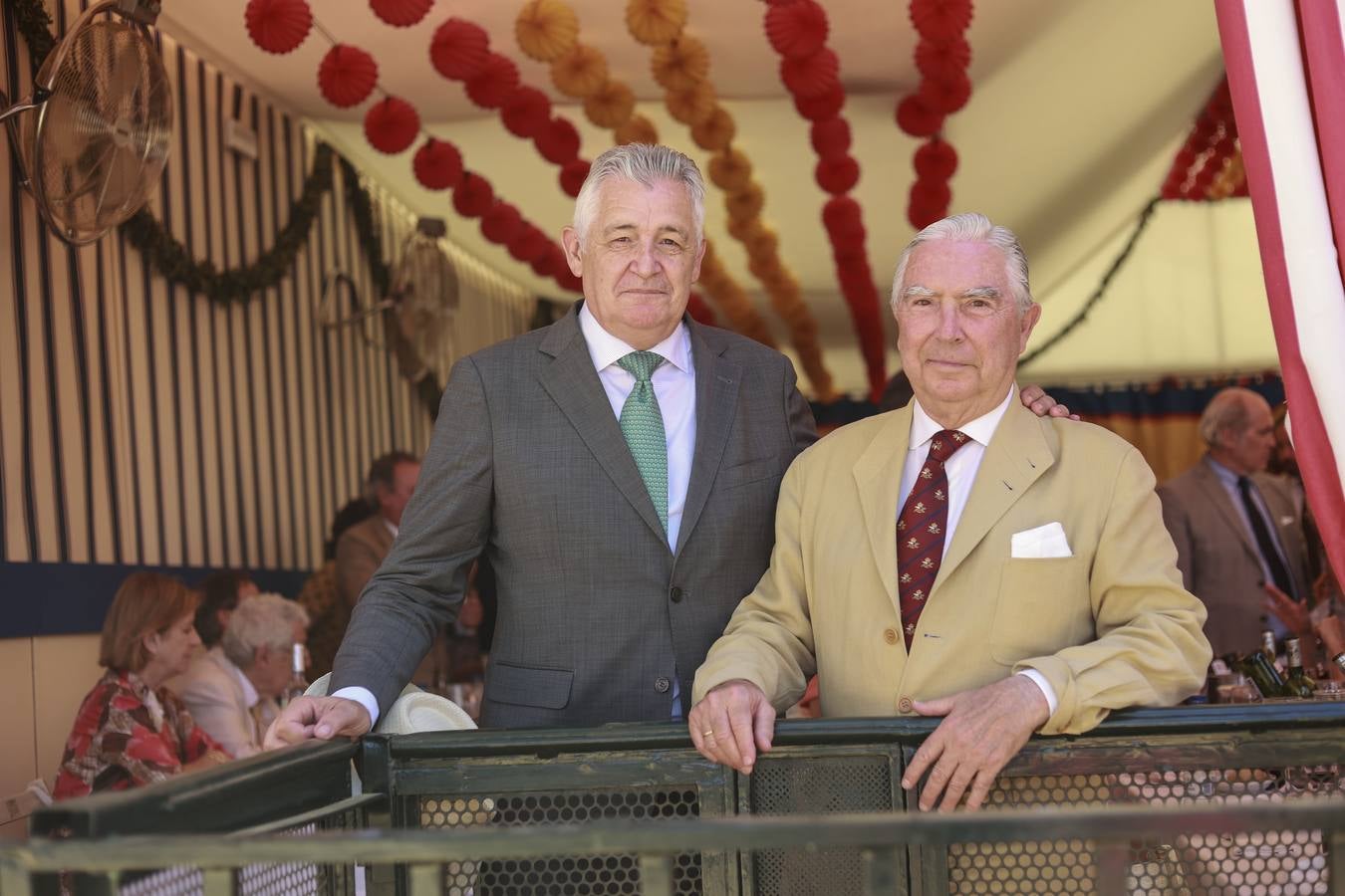 El Teniente general José Rodríguez y Enrique Moreno de la Cova