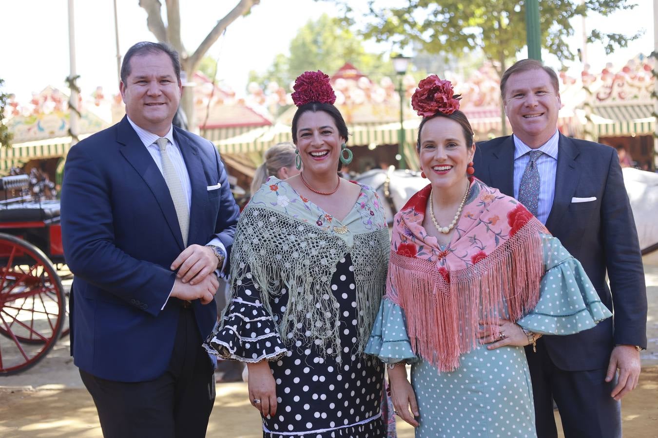 Juan Moya, Lourdes Moreno, Blanca Escuin y Javier Moya