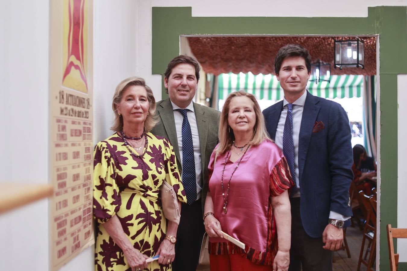 Magdalena Solís, José María Martínez, Mari Paz Guerrero y Rafael Martí­nez