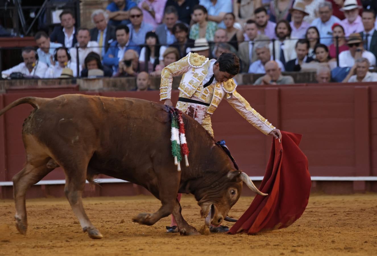 Juan Ortega, este miércoles en el coso sevillano