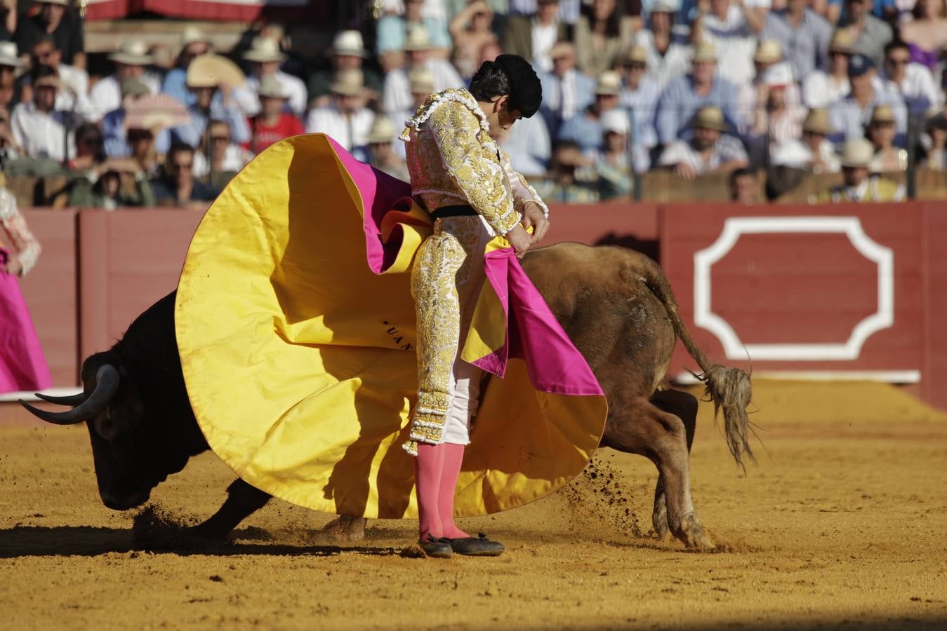Juan Ortega, este miércoles en el coso sevillano