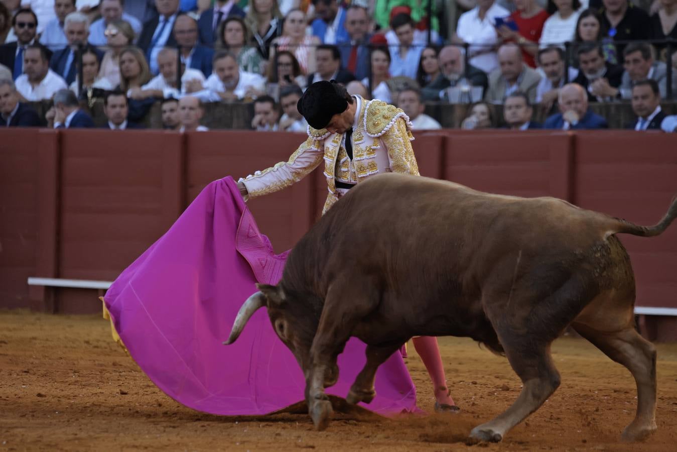 Juan Ortega, este miércoles en el coso sevillano