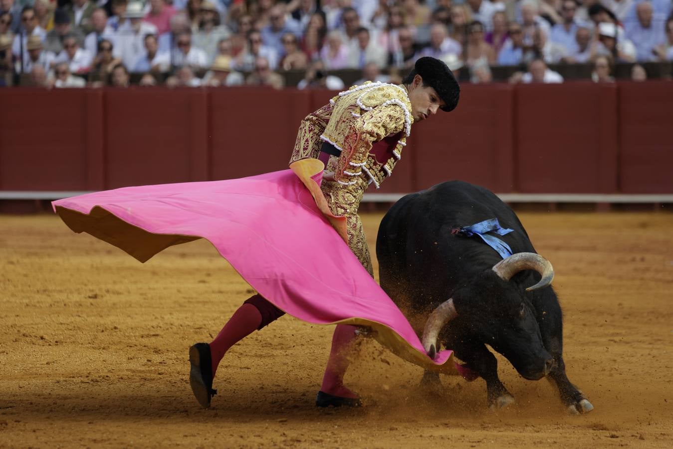 Pablo Aguado, durante su actuación este jueves de farolillos