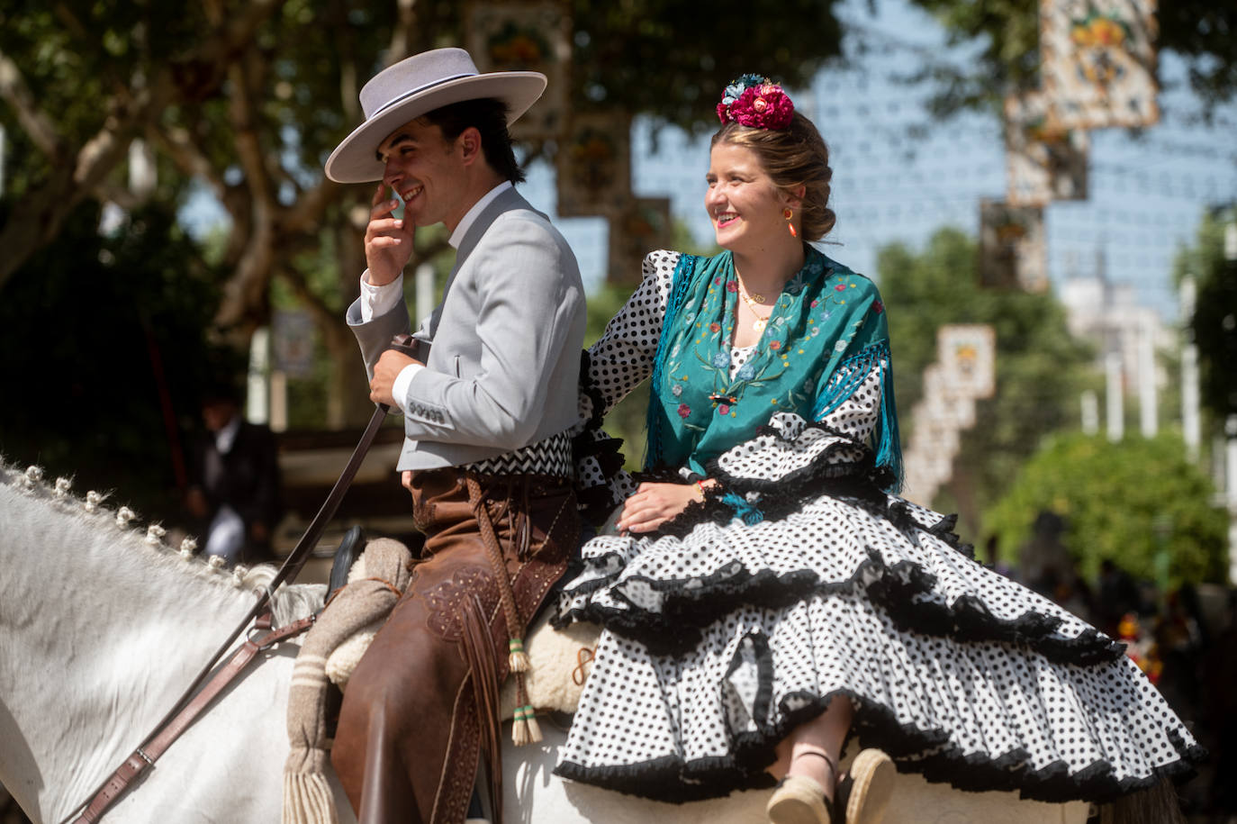 Las calles del Real continúan teniendo gran afluencia de público este jueves