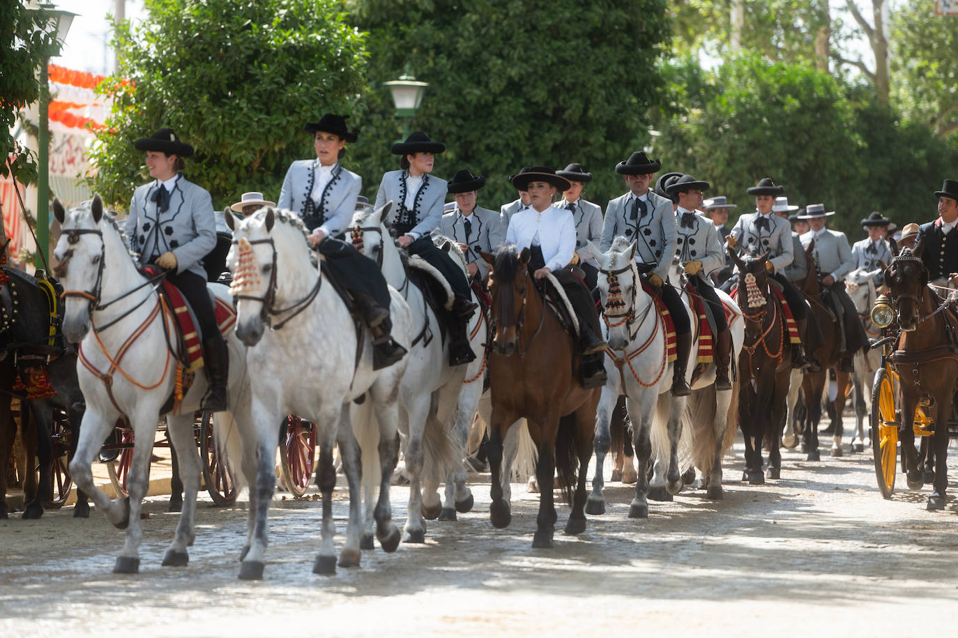 Las calles del Real continúan teniendo gran afluencia de público este jueves