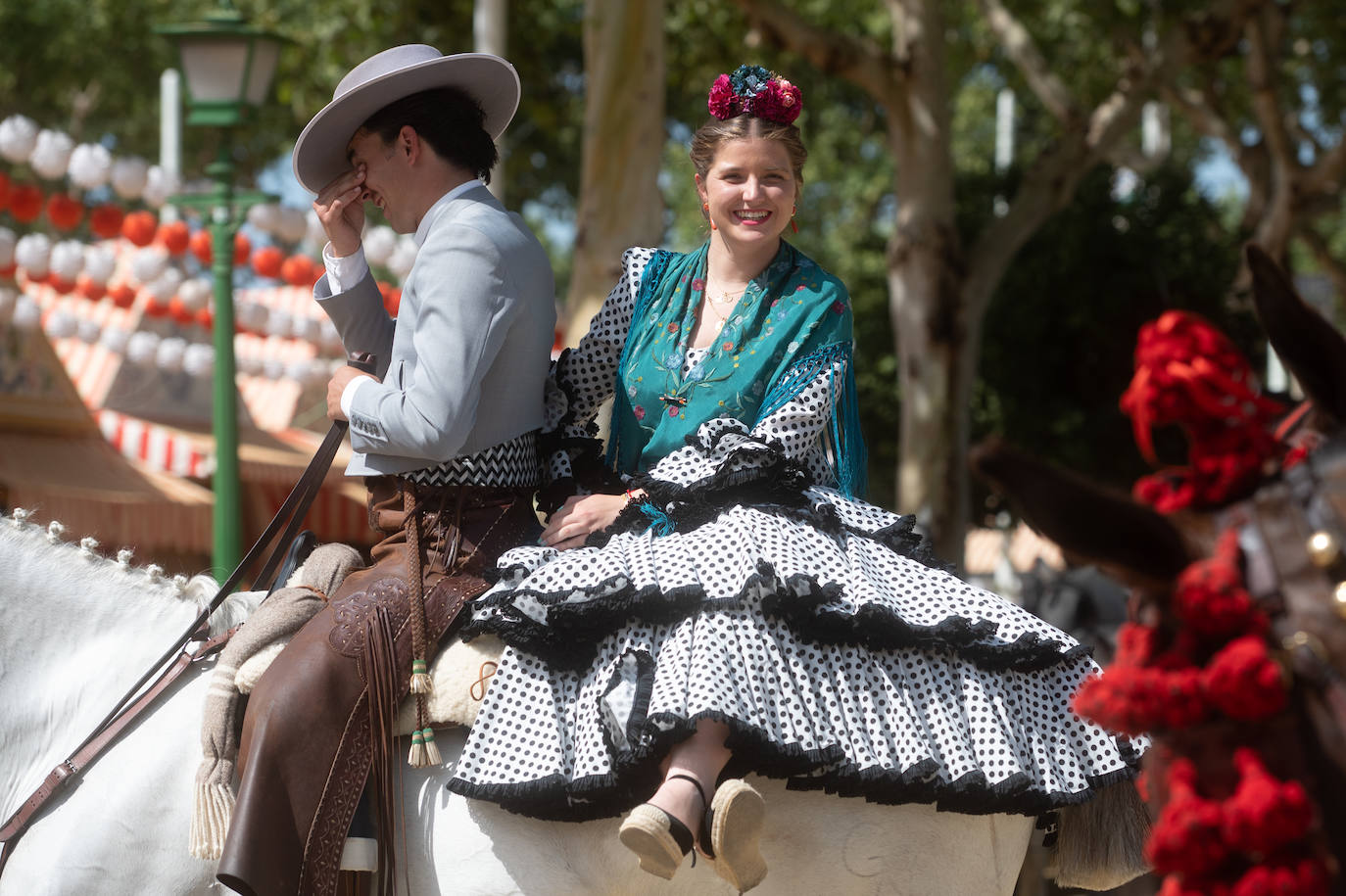Las calles del Real continúan teniendo gran afluencia de público este jueves