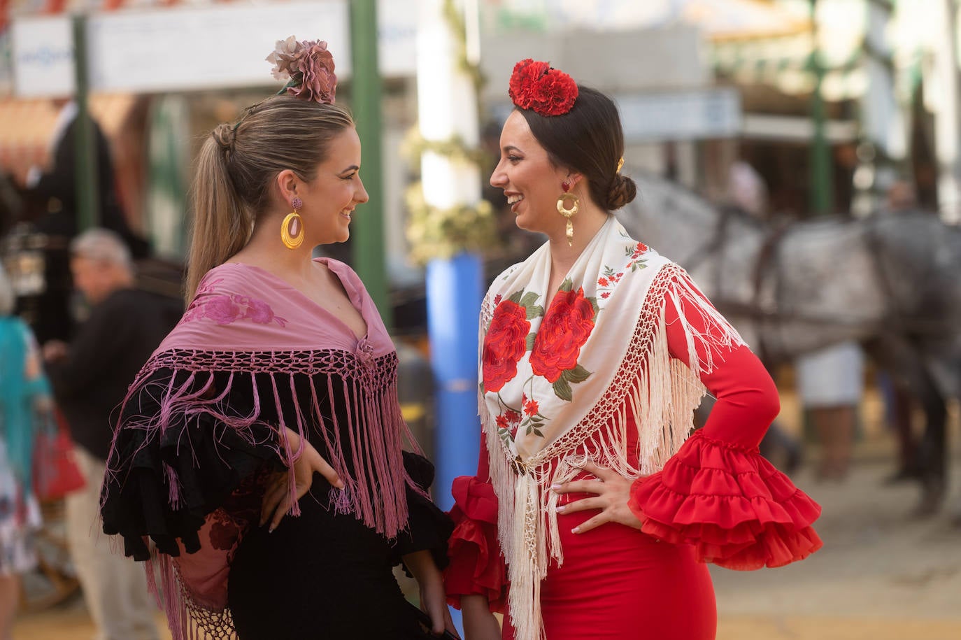 Las calles del Real continúan teniendo gran afluencia de público este jueves