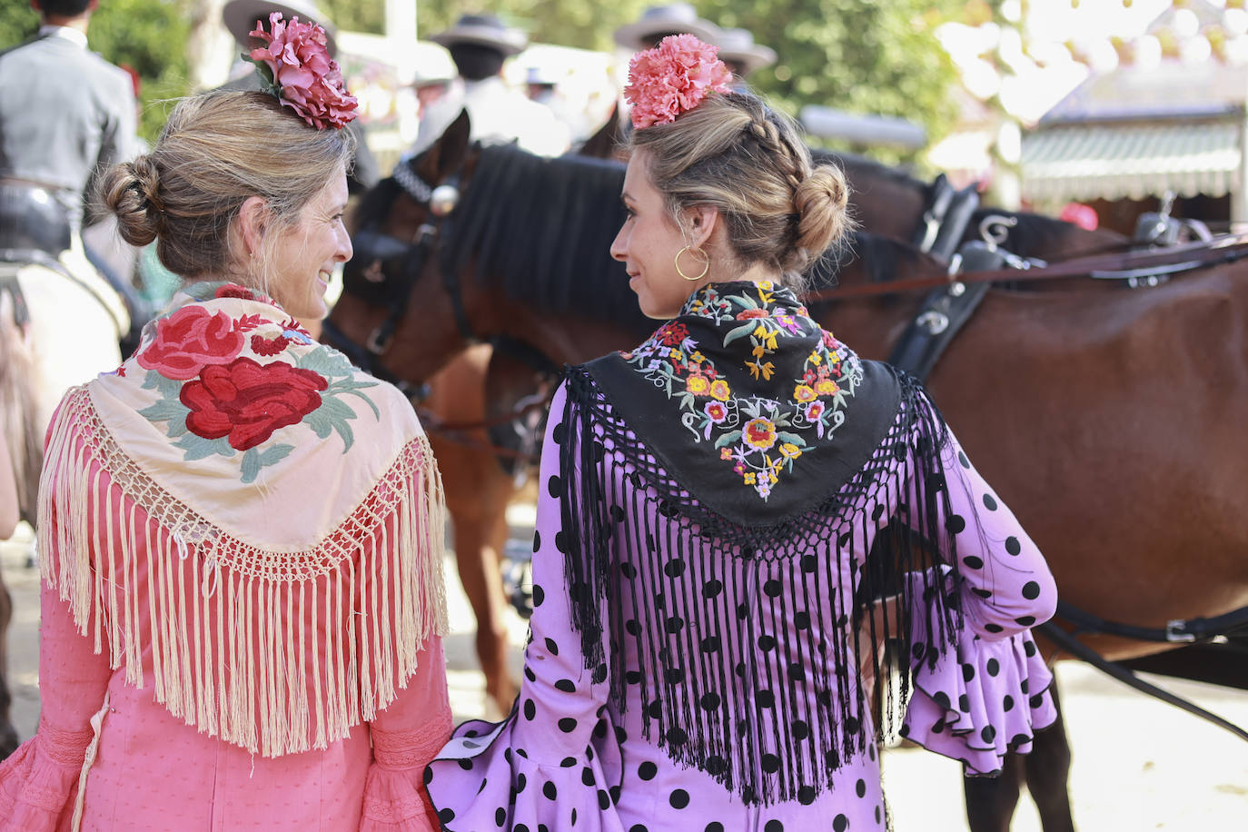 Bárbara Zamorano y Carlota Romero